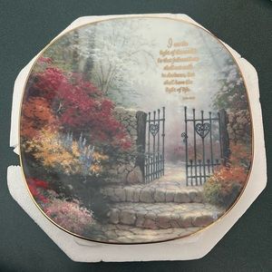 Heaven on Earth by Thomas Kinkade limited edition collectors plate